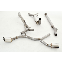 Sistema De Catback De Tubo Lateral De 70 Mm Con Salida De Escape Izquierdo Y Derecho Friedrich Mitsubishi L200 (Kj_)  Desde Año: