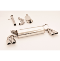 Catback-System De 70 Mm Con Salida De Escape Izquierdo Y Derecho Friedrich Nissan Qashqai J11 2wd Eje Trasero Multi-Link  Desde