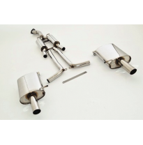 Catback-System De 70 Mm Con Salida De Escape Izquierdo Y Derecho Friedrich Audi A4 B7 (8ec/8ed/8h) Quattro  Año: 11/2004-2008 Se