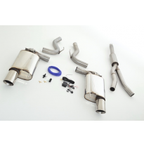 Sistema De Catback De 70 Mm Con Salida De Escape Izquierdo Y Derecho Con Control De Solapa Friedrich Ford Mustang Vi Coupe  Desd