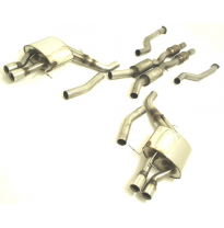 Catback-System De 70 Mm Con Tubo De Escape L. &amp; R. Con Catalizadores Deportivos De 200 Celdas Friedrich Bmw 5er E60 M5  Desde Añ