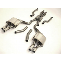 Catback-System De 70 Mm Con Tubo De Escape L. &amp; R. Con Catalizadores Deportivos De 200 Celdas Friedrich Bmw 6er E63 M6  Desde Añ