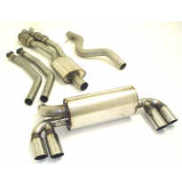 2x63,5 Mm Catback-System Con Tubo De Escape L. &amp; R. Con Catalizadores Deportivos De 200 Celdas Friedrich Bmw 1er M-Coupe E82  De