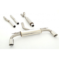 Catback-System De 70 Mm Con Salida De Escape Izquierdo Y Derecho Friedrich Mini R60 Countryman Jcw  Año: 07/2012-02/2017  1.6l T