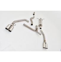 Catback-System De 70 Mm Con Salida De Escape Izquierdo Y Derecho Friedrich Mercedes V/W639/2 Vito  Año: 2010-2014 2wd/Long Wheel