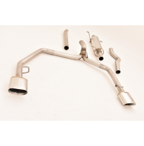 Catback-System De 70 Mm Con Salida De Escape Izquierdo Y Derecho Friedrich Mercedes V/W639/2 Viano  Año: 10/2010-2014 2wd/Short