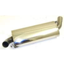 Silenciador Medio Hueco De 63,5 Mm Friedrich Audi 80/90 Typ 89 2wd  Año: 87-91 (Incluido Cabrio Bis  Año: 2000)  1.8l 55/66/81/8