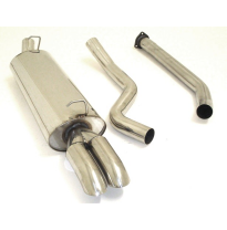 Sistema De Catback Racing De 63,5 Mm Friedrich Opel Vectra a  Año: 93-95 Hatchback  2.5l V6 125kw