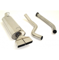 Sistema De Catback Racing De 63,5 Mm Friedrich Opel Vectra a  Año: 93-95 Sedan  2.5l V6 125kw