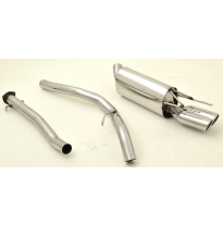 Sistema De Catback Racing De 63,5 Mm Friedrich Opel Calibra  Año: 93-97 (No Automatico)  2.0l 16v 100kw / 2.0l 16v 110kw (2wd De