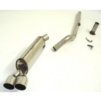 Sistema De Catback Racing De 63,5 Mm Friedrich Opel Corsa a  Año: 10/90-93  1.0l 33kw / 1.2l 38kw / 1.3l 55kw / 1.4l 44/53/60kw