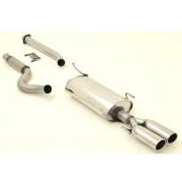 Sistema De Catback Racing De 63,5 Mm Friedrich Opel Astra F  Año: 91-98 Cabrio  1.4l 60kw / 1.6l 52/55kw / 1.8l 16v 85kw / 2.0 8