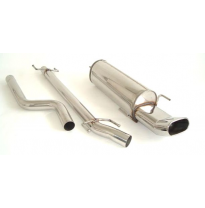 Sistema De Catback Racing De 63,5 Mm Friedrich Opel Astra G Coupe  Año: 2000-2004   Cabrio  Año: 2001-2006  1.6l 16v 74/76kw / 1