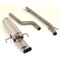 Sistema De Catback Racing De 63,5 Mm Friedrich Opel Astra H Gtc  Desde Año: 2005  1.3l Cdti 66kw / 1.4l 66kw / 1.6l 77/85kw / 1.