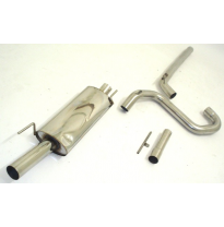Sistema De Catback Racing De 63,5 Mm Friedrich Vw Golf Iii  Año: 91-97  2.8l Vr6 128kw