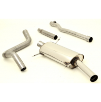 Sistema De Catback Racing De 63,5 Mm Friedrich Vw Golf I Cabrio  Año: 84-93  1.3l 40kw / 1.6l 51/53/55/81kw / 1.8l 66/70/72/82kw