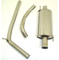 Sistema De Catback Racing De 63,5 Mm Friedrich Vw Polo 6n / 6n2  Año: 94-2001 Hatchback  1.0l 37kw / 1.1l 33kw / 1.3l 40kw / 1.4