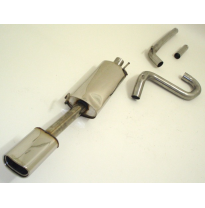 Sistema De Catback Racing De 63,5 Mm Friedrich Vw Golf Iii Variant / Vento  Año: 92-99  1.4l 44kw / 1.6l 55/74kw / 1.8l 55/66kw
