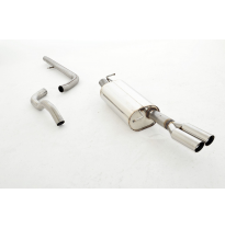 Sistema De Catback Racing De 63,5 Mm Friedrich Vw Bora  Año: 98-2004 Sedan &amp; Variant (2wd)  1.4l 16v 55kw / 1.6l 74/75kw / 1.6l