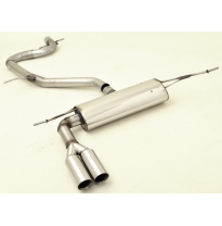 Sistema De Catback Racing De 63,5 Mm Friedrich Vw Eos  Desde Año: 2006 2wd  1.4l Tsi 90/118kw / 2.0l Tsi 147/155kw / 2.0 Tdi 125