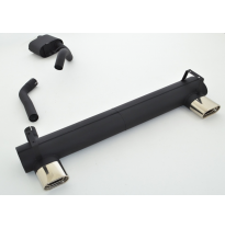 Sistema De Catback De 63,5 Mm Con Salida De Escape Izquierdo Y Derecho Friedrich Opel Calibra Turbo  Año: 92-96  2.0l 16v Turbo