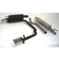 Sistema De Catback De 63,5 Mm Con Salida De Escape Izquierdo Y Derecho Friedrich Opel Corsa B  Año: 93-2000  1.0l 12v 40kw / 1.2