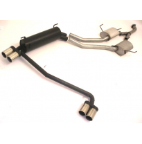 Sistema De Catback De 63,5 Mm Con Salida De Escape Izquierdo Y Derecho Friedrich Opel Omega B  Año: 09/99-2003 Caravan  2.2l 16v