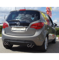 Sistema De Catback De 63,5 Mm Con Salida De Escape Izquierdo Y Derecho Friedrich Opel Meriva B  Desde Año: 06/2010  1.3l Cdti 55