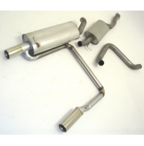 Sistema De Catback De 63,5 Mm Con Salida De Escape Izquierdo Y Derecho Friedrich Ford Escort  Año: 10/92-98 Hatchback &amp; Cabrio