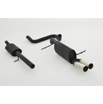 Sistema De Catback De 63,5 Mm Friedrich Ford Fiesta Ja8 Sport Facelift  Desde Año: 01/2013  1.0l Ecoboost 92/103kw Black-/ Red-E