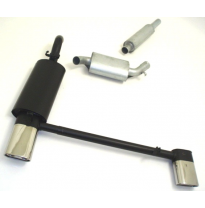 Sistema De Catback De 63,5 Mm Con Salida De Escape Izquierdo Y Derecho Friedrich Vw Golf Ii  Año: 83-92  1.3l 40kw / 1.6l 51/53/