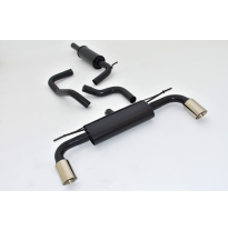 Sistema De Catback De 63,5 Mm Con Salida De Escape Izquierdo Y Derecho Friedrich Vw Golf Vii  Año: 08/2012-02/2017 2wd  1.2l Tsi