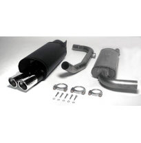 Sistema De Catback De 63,5 Mm Friedrich Volvo S40 / V40  Año: 2000-2004 (Phase Ii) Sedan &amp; Kombi  2.0l 16v Turbo 121/147kw