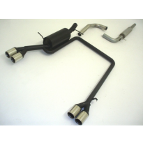 Sistema De Catback De 63,5 Mm Con Salida De Escape Izquierdo Y Derecho Friedrich Skoda Fabia 6y  Año: 99-2007 Combi  1.2l 47kw /