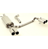 Escape Trasero Con Salida De Escape Izquierdo Y Derecho Friedrich Audi A4 B5 2wd  Año: 95-2000 Sedan &amp; Avant  1.6l 74/75kw / 1.8