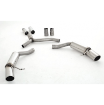 Escape Trasero De 76 Mm Con Salida De Escape Izquierdo Y Derecho Friedrich Audi A4 B8 (8k) 2wd &amp; Quattro  Año: 09/2007-05/2015 S