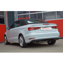 Escape Trasero Friedrich Audi A3 8v Cabrio 2wd  Desde Año: 01/2014  1.8l Tfsi 132kw
