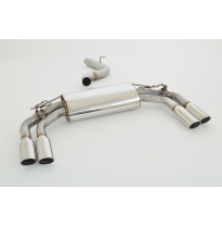 Escape Trasero De 76 Mm Con Salida De Escape Izquierdo Y Derecho Con Control De Aleta Original Friedrich Audi S3 8v Cabrio Quatt