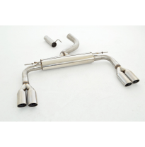 Escape Trasero De 76 Mm Con Salida De Escape Izquierdo Y Derecho Friedrich Audi A3 8v Cabrio Quattro  Desde Año: 01/2014  1.8l T