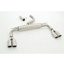 Escape Trasero De 76 Mm Con Salida De Escape Izquierdo Y Derecho Friedrich Audi A3 8v Cabrio Quattro  Desde Año: 01/2014  1.8l T