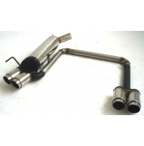 Escape Trasero Con Salida De Escape Izquierdo Y Derecho Friedrich Opel Corsa C  Año: 2000-2006  1.0l 12v 43/44kw / 1.2l 16v 55/5