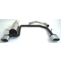 Escape Trasero Con Salida De Escape Izquierdo Y Derecho Friedrich Vw Polo 9n3  Año: 04/2005-2009 Hatchback  1.2l 40/47kw / 1.4l