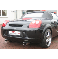 Escape Trasero Con Salida De Escape Izquierdo Y Derecho Friedrich Toyota Mr2 W3  Desde Año: 2000  1.8l 16v 103kw