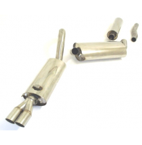 Sistema De Catback De 63,5 Mm Friedrich Audi 80/90 Typ 89 2wd  Año: 87-91 (Incluido Cabrio Bis  Año: 2000)  1.8l 55/66/81/82/83/