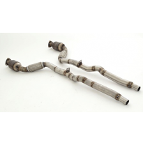 Downpipe De 2x63,5 Mm Con Catalizador Hjs De 200 Celdas Friedrich Audi A6 4f Quattro &amp; Allroad  Año: 05/2004-2011 Sedan &amp; Avant