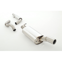 Sistema De Catback De 76 Mm Friedrich Audi Tt 8n  Año: 98-2006 2wd Coupe &amp; Roadster  1.8l Turbo 110/132kw