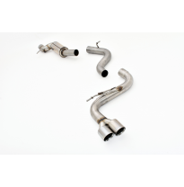 Sistema De Catback De 76 Mm Friedrich Audi A3 8v 3-Puertas Quattro  Desde Año: 2012  2.0l Tdi 110/135kw