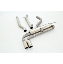 Sistema De Catback De 76 Mm Friedrich Audi A3 8v Cabrio Quattro  Desde Año: 01/2014  2.0l Tdi 110/135kw