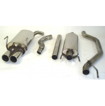 Sistema De Catback De 63,5 Mm Friedrich Opel Vectra C  Desde Año: 2002 Sedan &amp; Hatchback  1.6l 16v 74/77kw / 1.8l 16v 90/103kw /