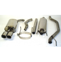 Sistema De Catback De 63,5 Mm Friedrich Opel Vectra C  Desde Año: 2002 Gts  1.6l 16v 77kw / 1.8l 16v 90/103kw / 1.9l Cdti 74/88/